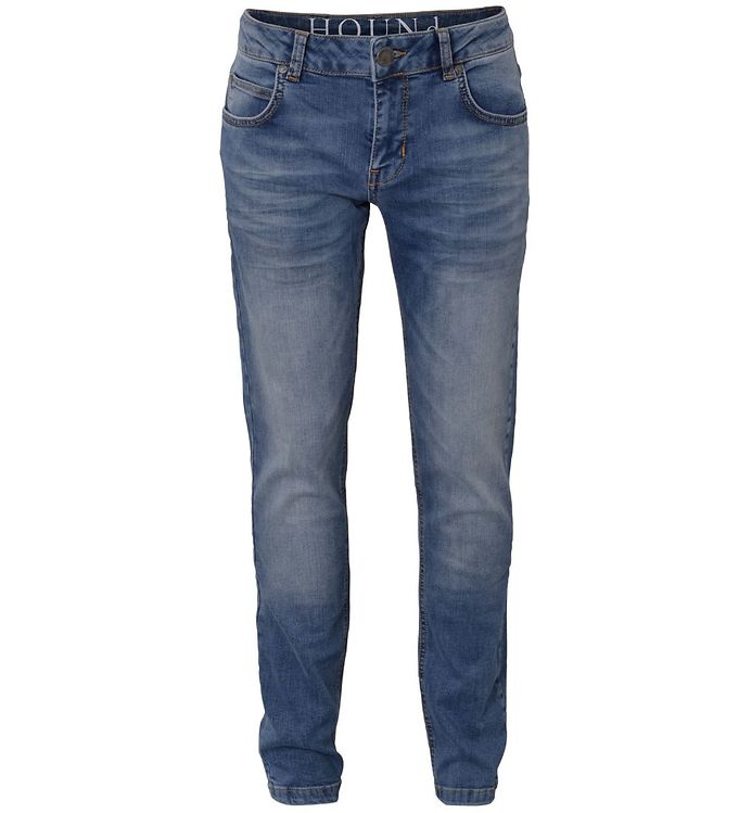 kutter kalk Opfattelse Hound Bukser - STRAIGHT Jeans - Blue Denim ✓ Fri fragt i Danmark