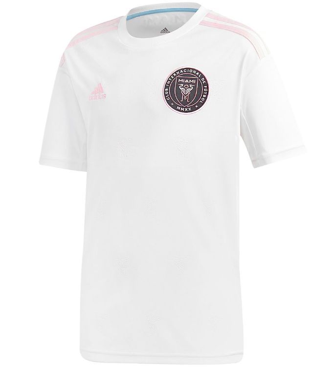 7: adidas Performance T-shirt - Hvid m. Pink Print