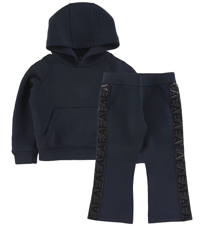 Emporio Armani Hættetrøje Bukser Navy Gummi