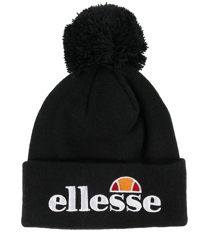 4: Ellesse Hue - Velly - Strik - 2-lags - Sort m. Kvast