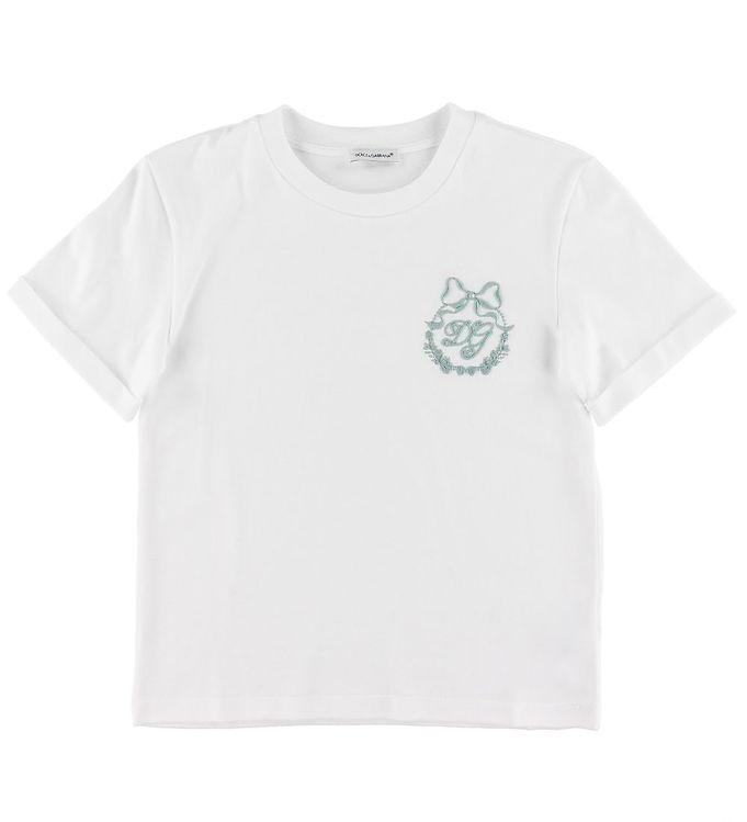 Dolce & Gabbana T-shirt - Hvid m. Logo female