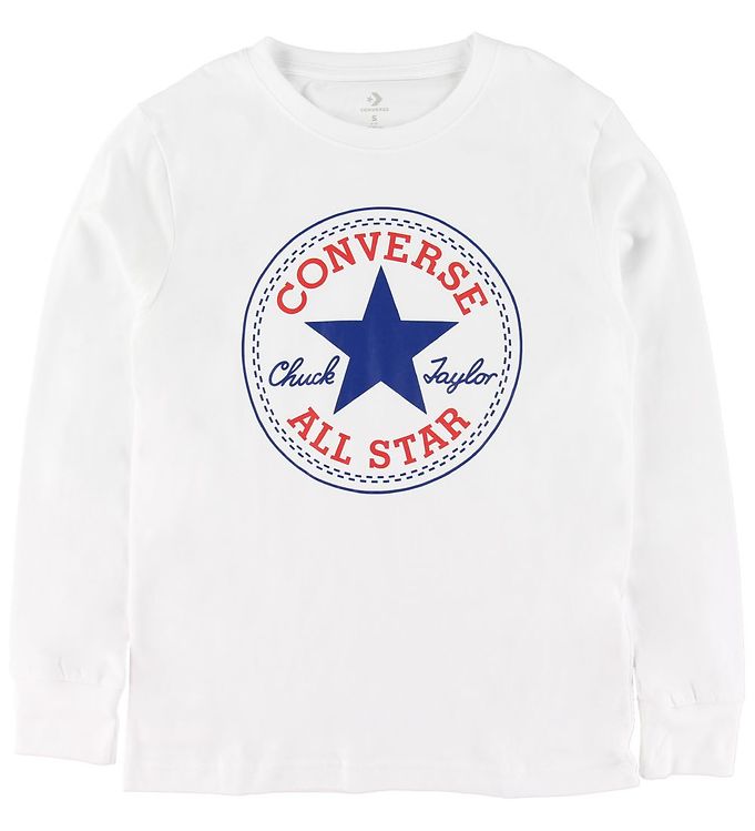 Image of Converse Bluse - Hvid m. Logo (186027-938461)