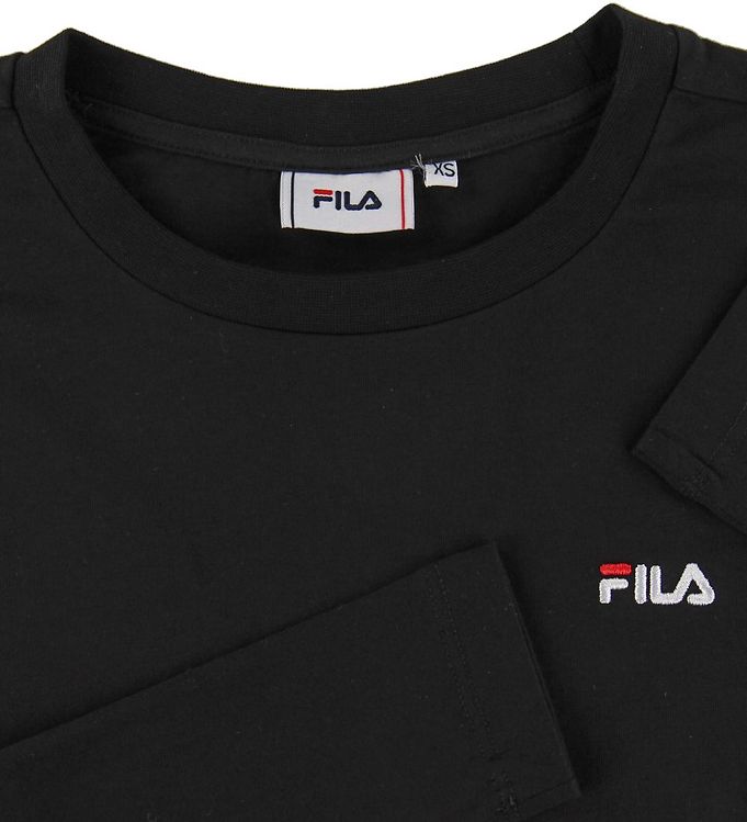 mumlende sy Rund Fila Bluse - Eaven - Sort » Fragtfri i DK » 30 dages returret
