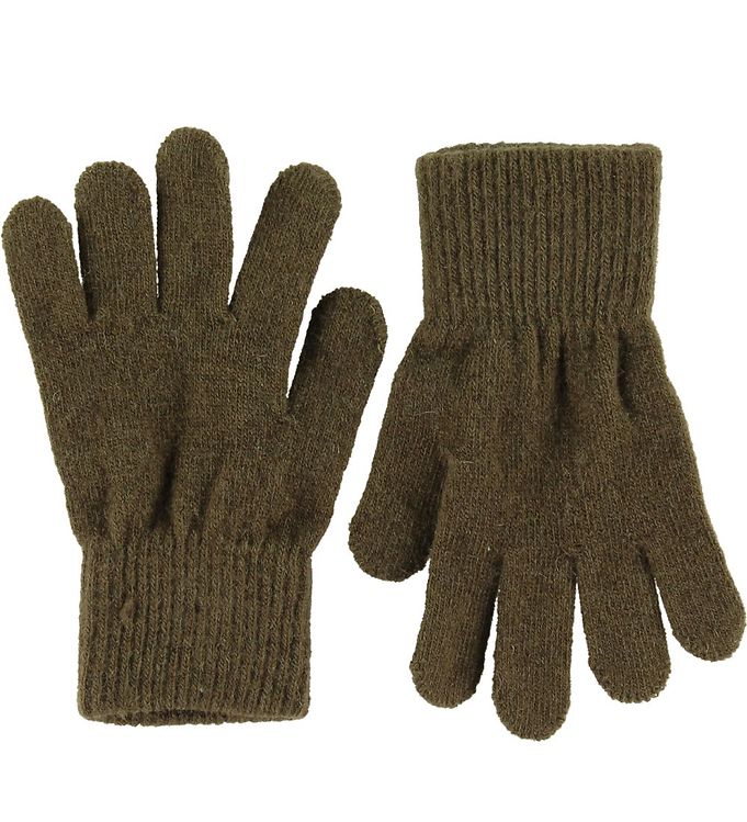 Image of CeLaVi Handsker - Uld/Nylon - Military Olive - 3-6 år (98-116) - CeLaVi Handsker (186733-942162)