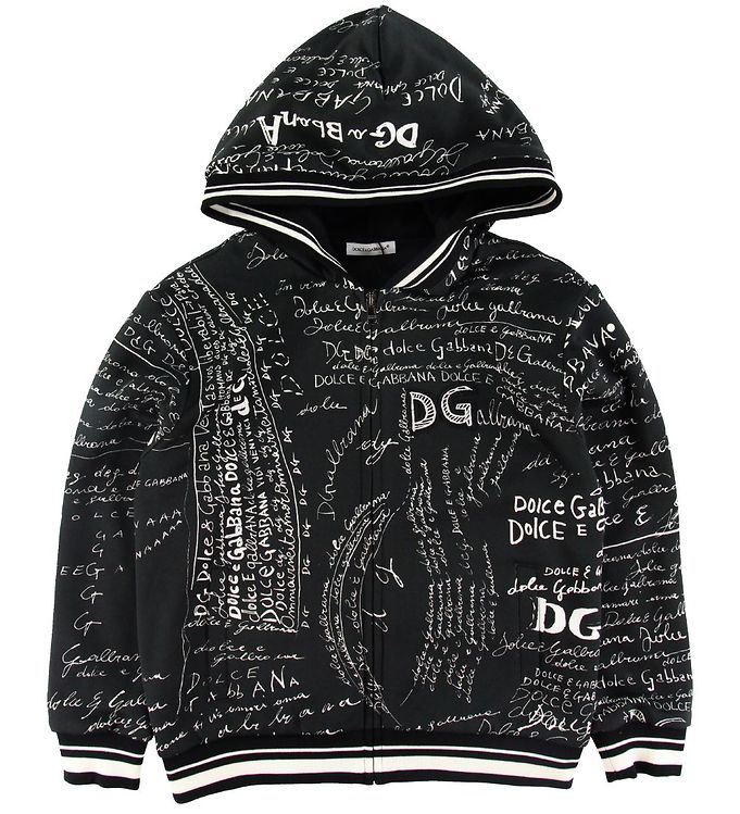 Dolce & Gabbana Cardigan Back School Sort Skrift