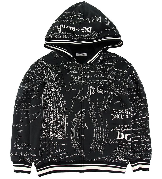 9: Dolce & Gabbana Cardigan - Back To School - Sort m. Skrift