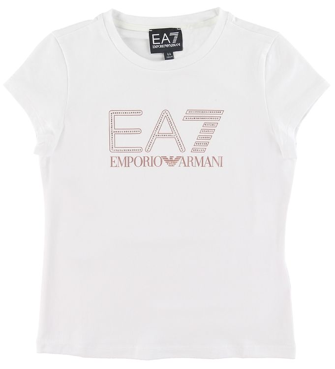 5: EA7 T-shirt - Hvid m. Logo