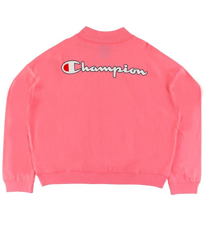 Champion Bluse - Cropped - Pink | hjemmelevering