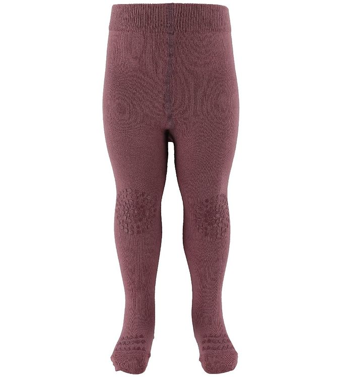 Billede af GoBabyGo Kravlestrømpebukser - Misty Plum