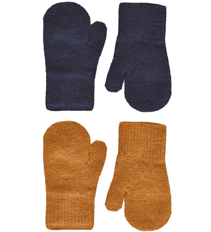 CeLaVi Luffer – Uld/Nylon – 2-pak – Pumpkin Spice/Navy