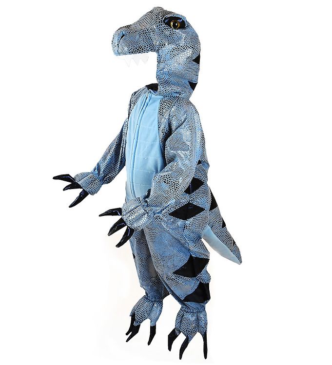 Den Goda Fen Udklædning - Dinosaur - Blå