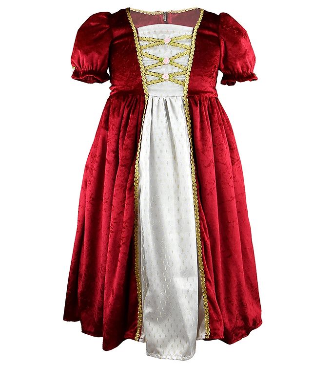 Billede af Den Goda Fen Udklædning - Prinsessekjole - Rød - 5-7 år (110-122) - Den Goda Fen Udklædning