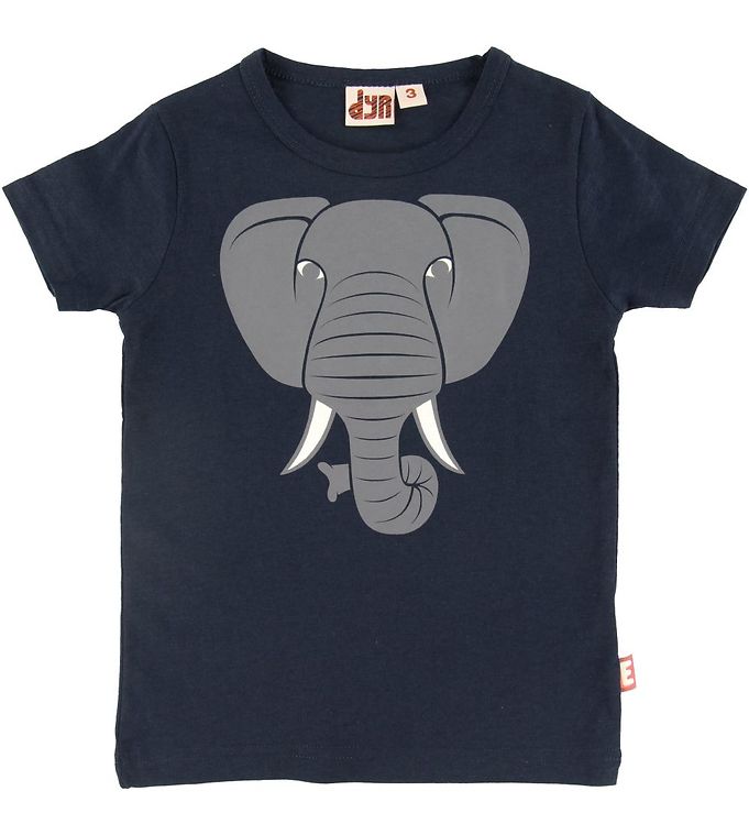 DYR T-shirt - Primate Navy m. Elefant male