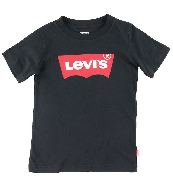 Image of Levis T-shirt - Batwing - Sort m. Logo - 4 år (104) - Levis T-Shirt (192017-966407)