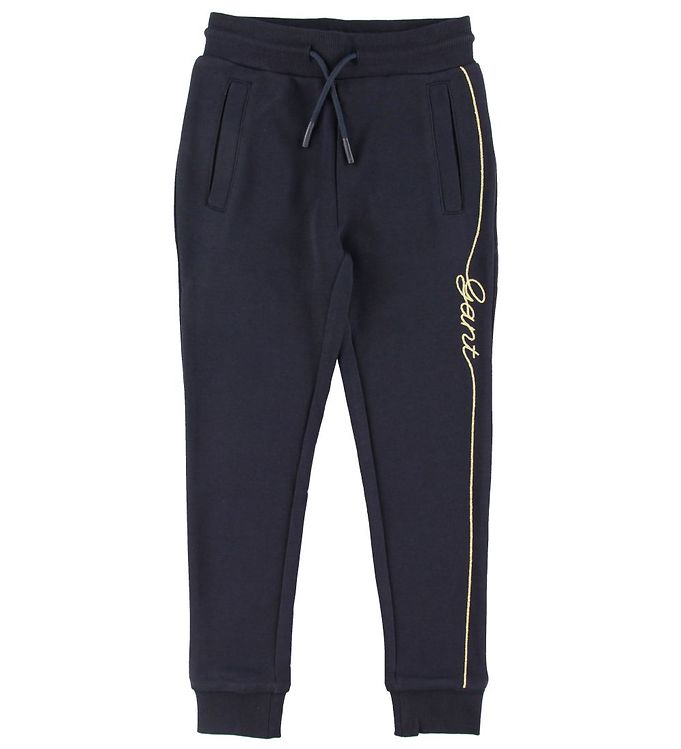 Image of GANT Sweatpants - Script - Navy m. Glimmer (194025-972731)