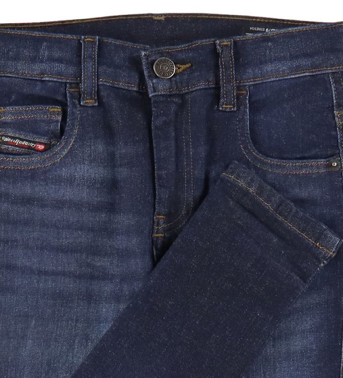 Diesel Jeans - Slandy High - Mørkeblå » Fri fragt i