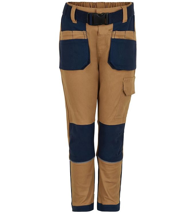 Minymo Arbejdsbukser Brun/navy