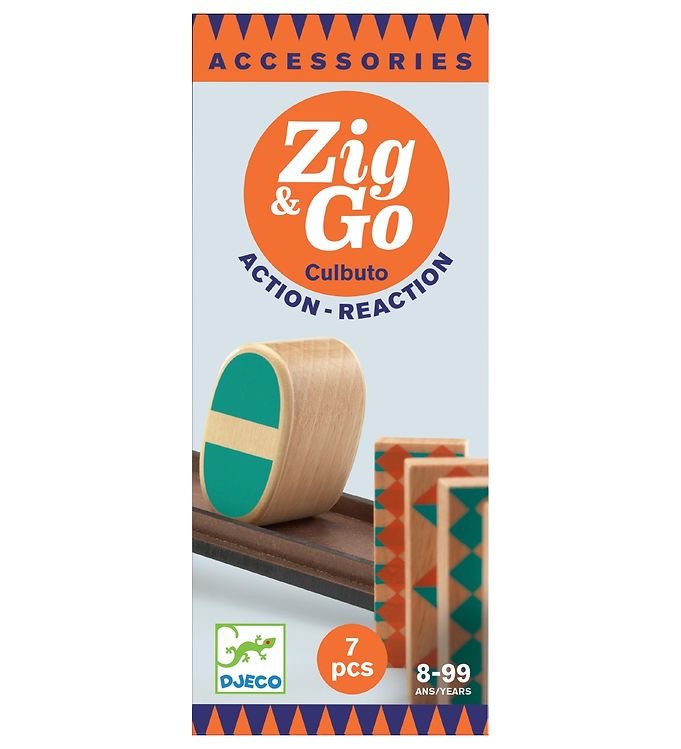 Djeco Kuglebane – Træ – Zig & Go – 7 dele – Culbuto