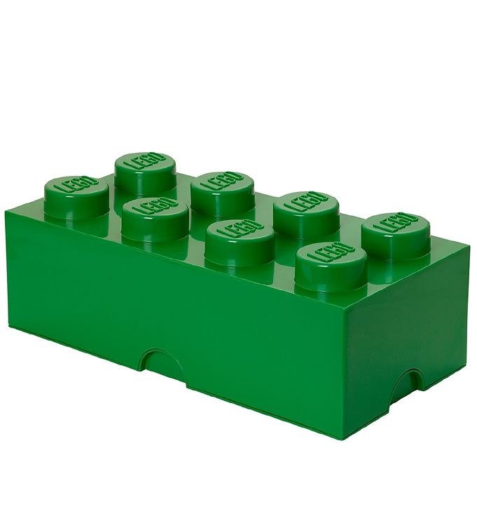 LEGOÂ® Storage Opbevaringsboks - 8 Knopper - 50x25x18 - Grøn