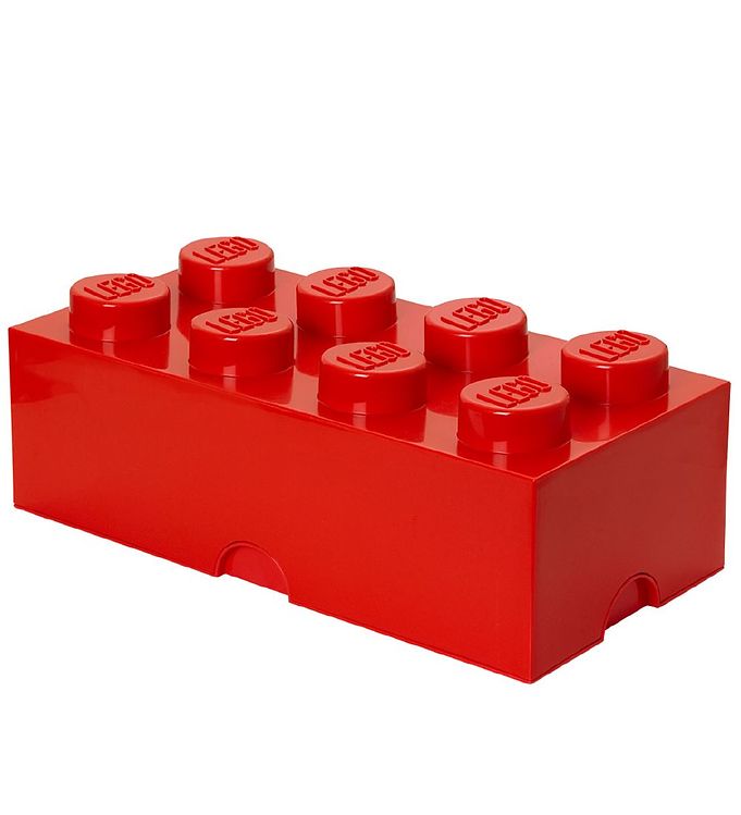 LEGOÂ® Storage Opbevaringsboks - 8 Knopper - 50x25x18 - Rød