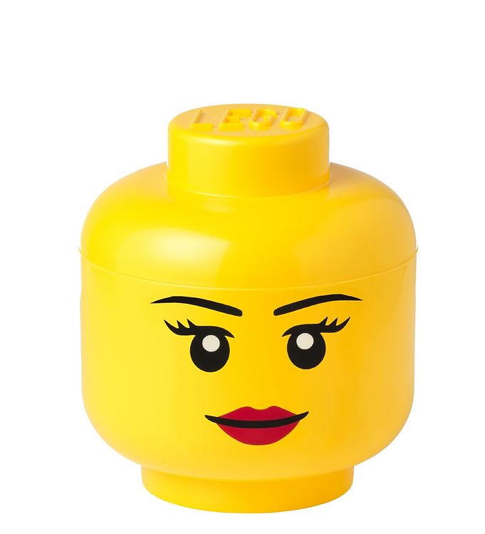 LEGO® Storage Opbevaringsboks - Lille - Hoved - 19 cm - Pige
