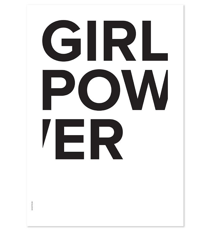 Image of I Love My Type Plakat - 50x70 - The Powerful Type - Girl Power - OneSize - I Love My Type Plakat (95767-521255)