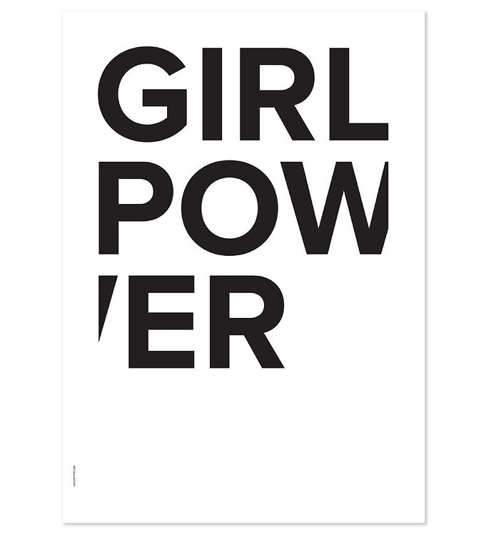 I Love My Type Plakat - 50x70 The Powerful Girl Power female