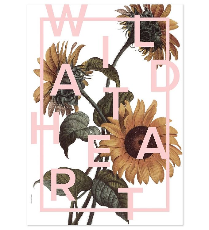 I Love My Type Plakat - 50x70 Power Flower Wild At Heart unisex