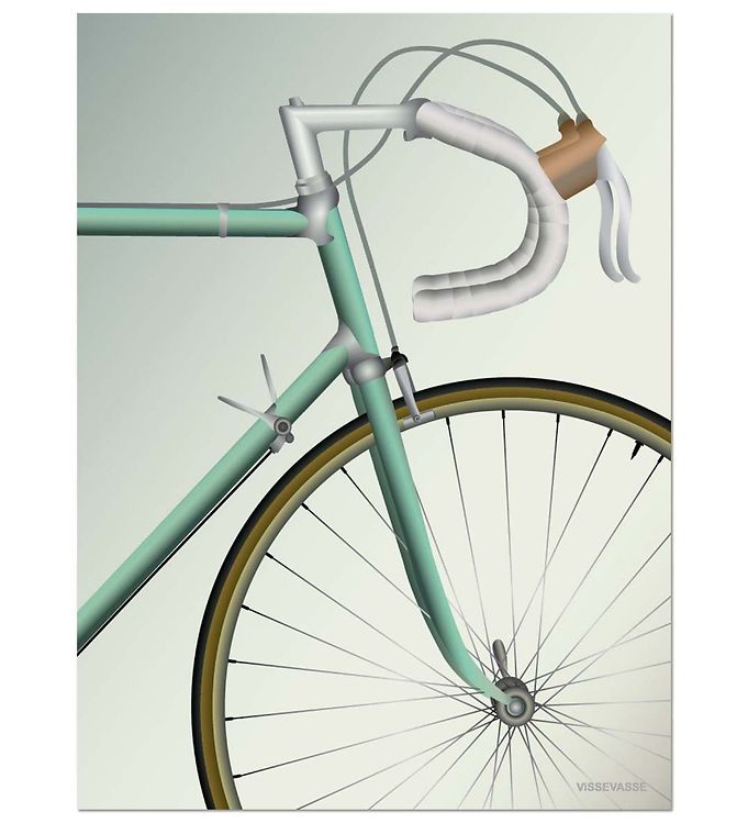Vissevasse Plakat - 50x70 - Racing Bicycle