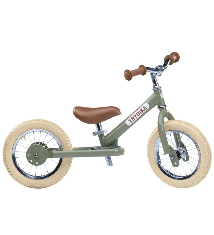 TryBike Løbecykel – Steel – Grøn