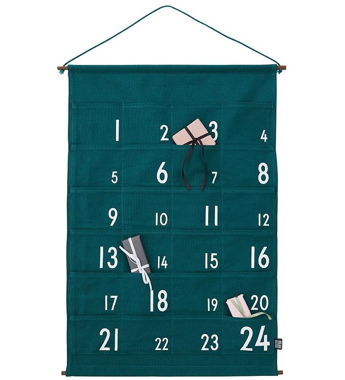 Design Letters Julekalender Mørkegrøn