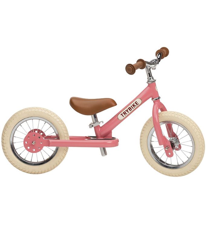 TryBike Løbecykel – Steel – Rosa