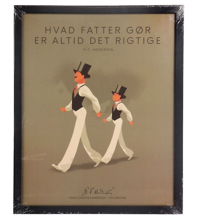 H.C. Andersen Plakat 40x50 cm - Hvad Gør