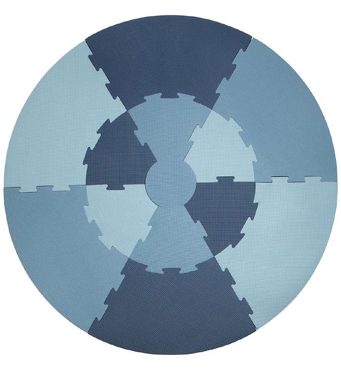 Sebra Legegulv - Ø 120 cm - Powder Blue