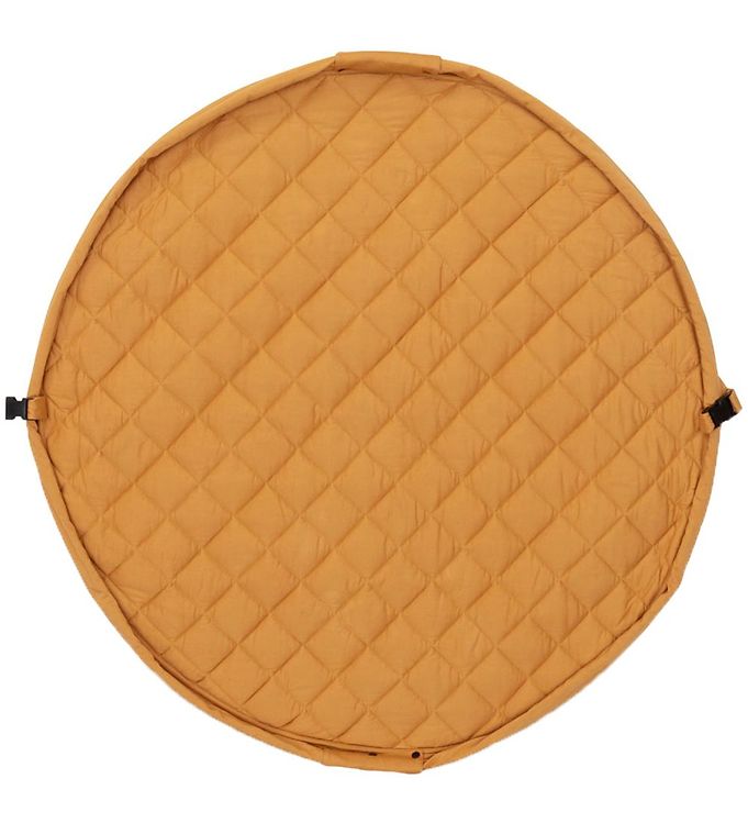 Play&Go 2-i-1 Legetæppe Soft Organic Mustard Chai Tea