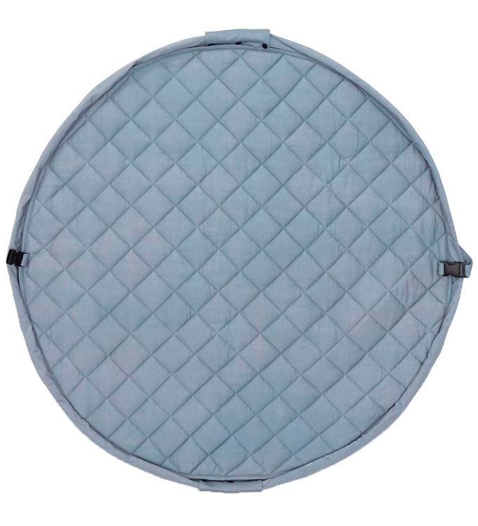 Play&Go 2-i-1 Legetæppe Soft Organic Dusty Blue
