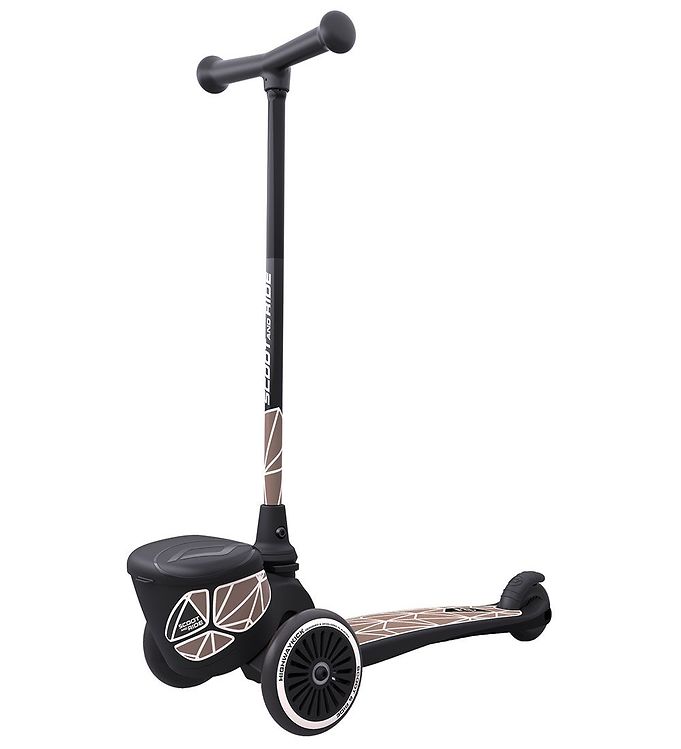 Image of Scoot and Ride Highway Kick 2 - Brown Lines - OneSize - Scoot and Ride Løbehjul (240914-2083100)
