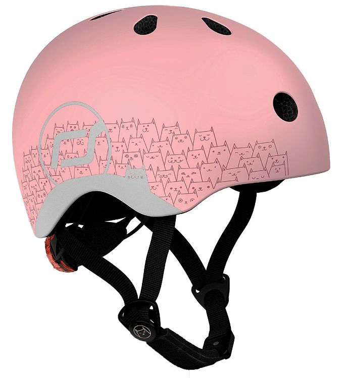 Image of Scoot and Ride Cykelhjelm - Reflective Rose - 45-51 cm - Scoot and Ride Cykelhjelm (262724-3410269)