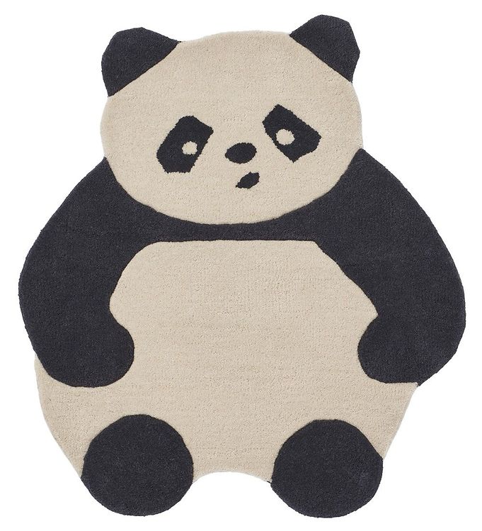 Liewood Gulvtæppe - 78x90 cm - Panda/Creme De La Creme