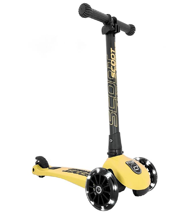 Image of Scoot and Ride Highway Kick 3 - LED - Lemon - OneSize - Scoot and Ride Løbehjul (163351-876819)