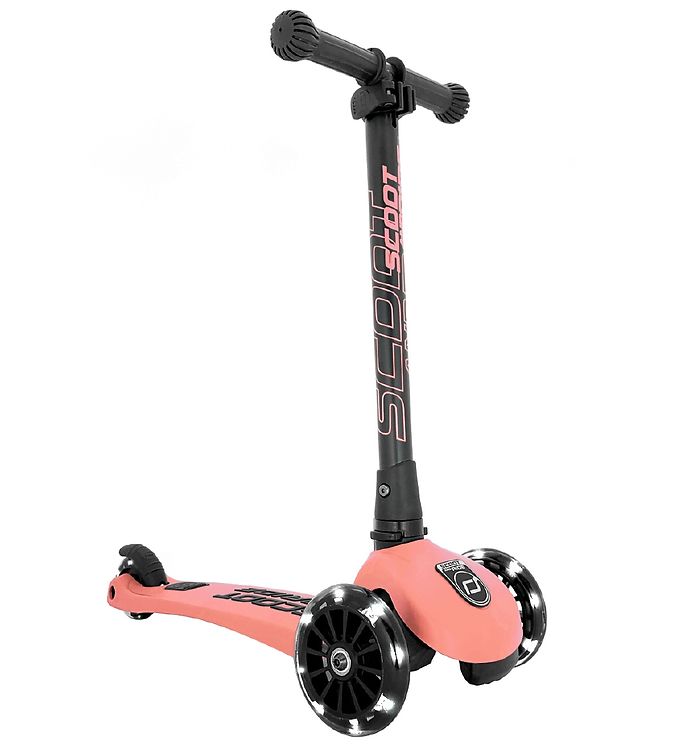 Image of Scoot and Ride Highway Kick 3 - LED - Peach - OneSize - Scoot and Ride Løbehjul (163355-876823)