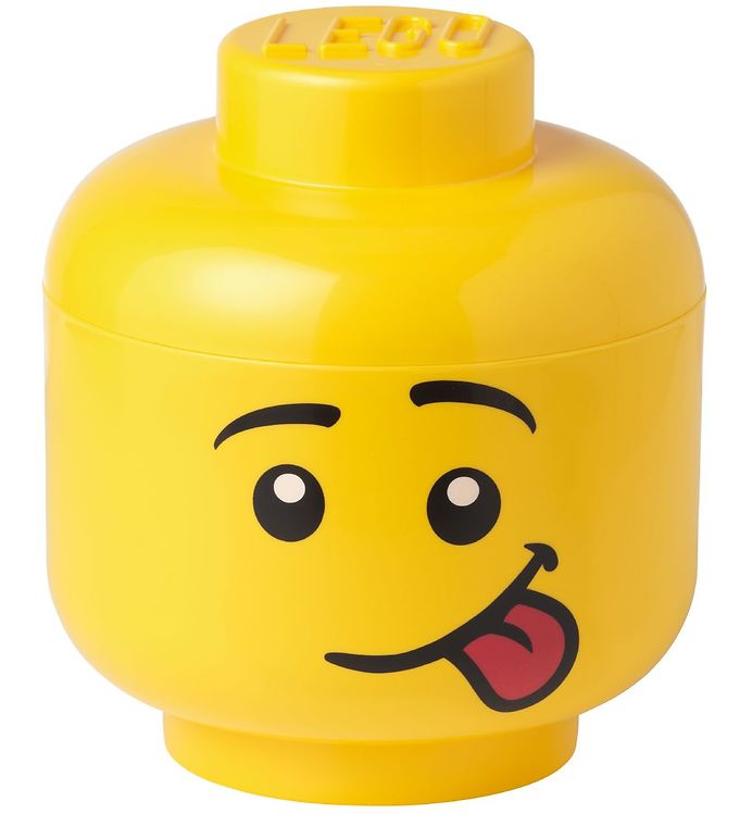 LEGO® Storage Opbevaringsboks - Lille - Hoved - 19 cm - Skør