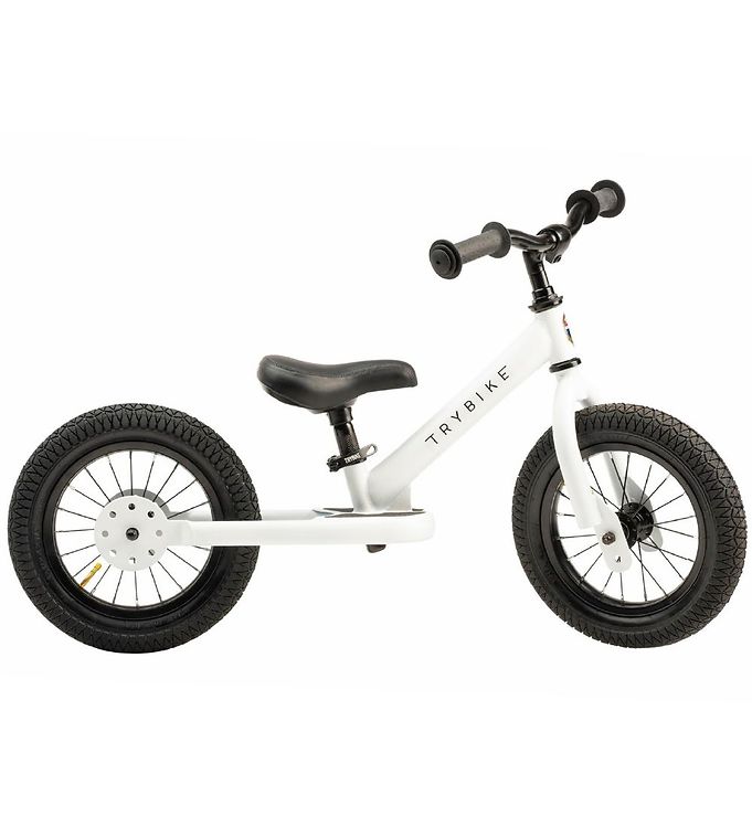 TryBike Løbecykel – Steel – Hvid