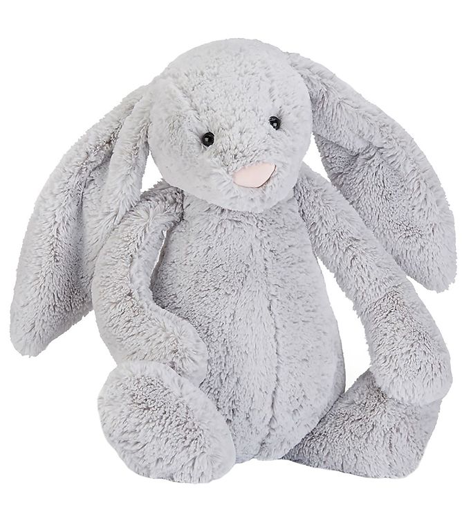 Jellycat Bamse - Really Big 67x29 cm Bashful Silver Bunny unisex