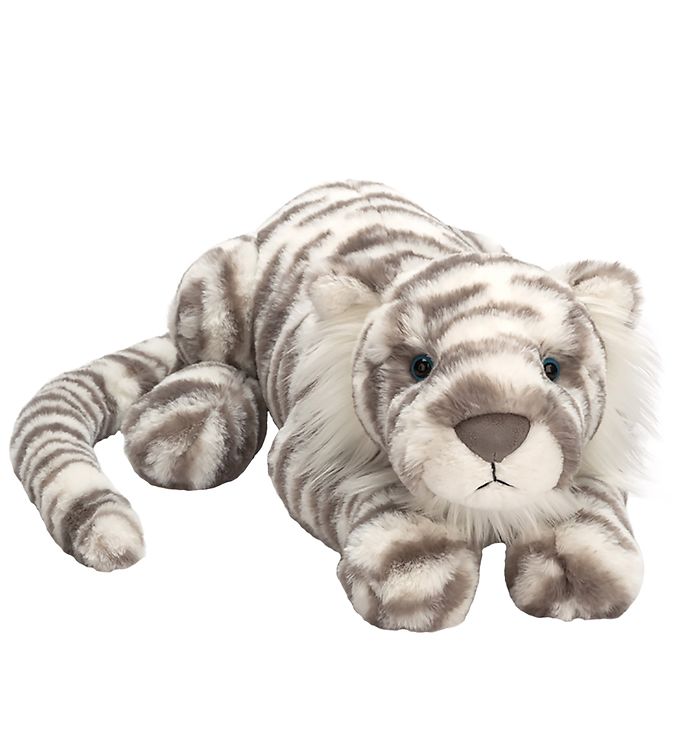 upassende klistermærke redde Jellycat Bamse - Really Big - 23x74 cm - Sacha Snow Tiger