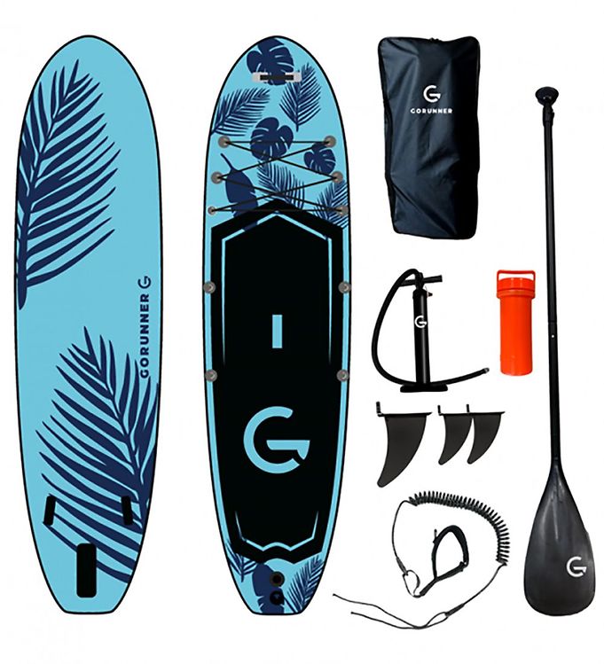 Billede af GoRunner Supboard - 320x84 cm - Flower - Blå - OneSize - GoRunner Tilbehør
