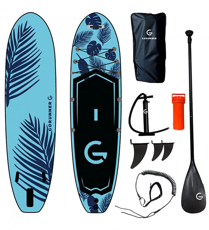 Billede af GoRunner Supboard - 320x84 cm - Flower - Blå