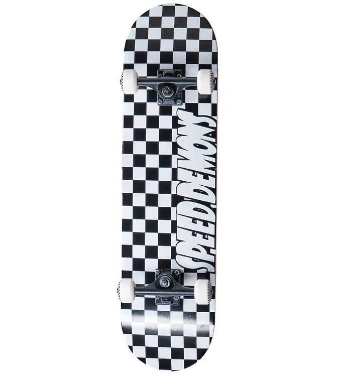 Image of Speed Demons Skateboard - 8'' - Checkers Komplet - Checkers - OneSize - Speed Demons Skateboard (218321-1078514)