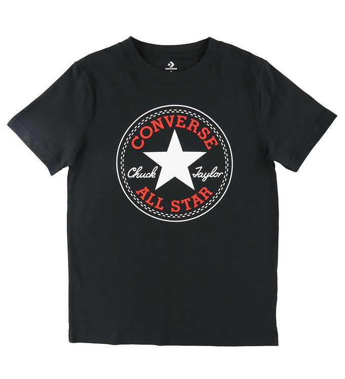 hovedlandet korn konjugat Converse T-shirt - Sort m. Logo » Gratis kreditordning