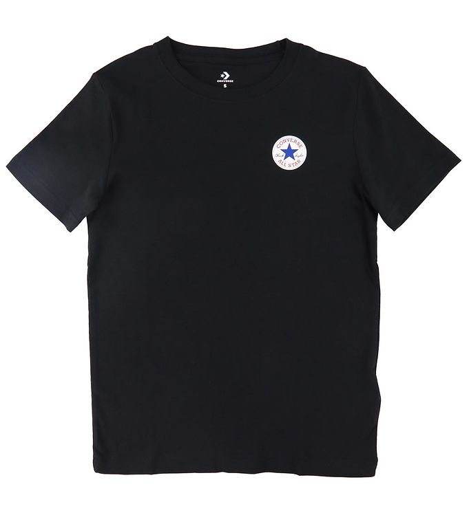 Converse T-shirt - Sort » Fragtfri hjemmelevering DK